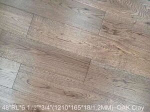 Engineered Hardwood Clay 6 1/2''x3/4''