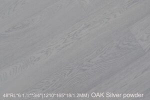 Engineered Hardwood Silver Powder 6 1/2''x3/4''